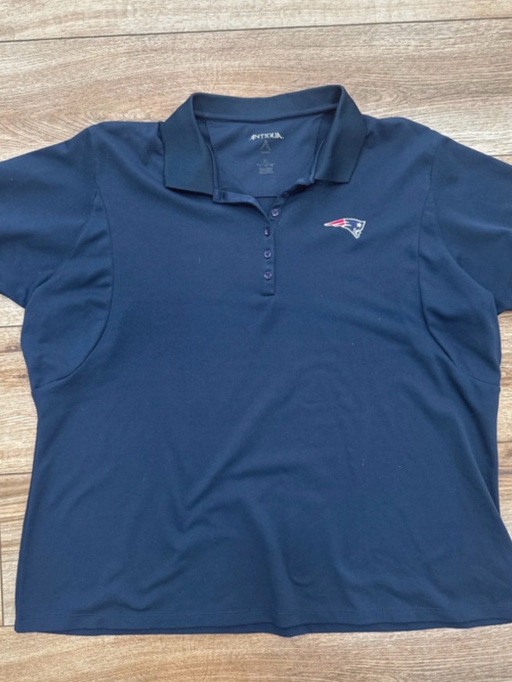 Antigua Navy Button-Down Polo with Team Logo